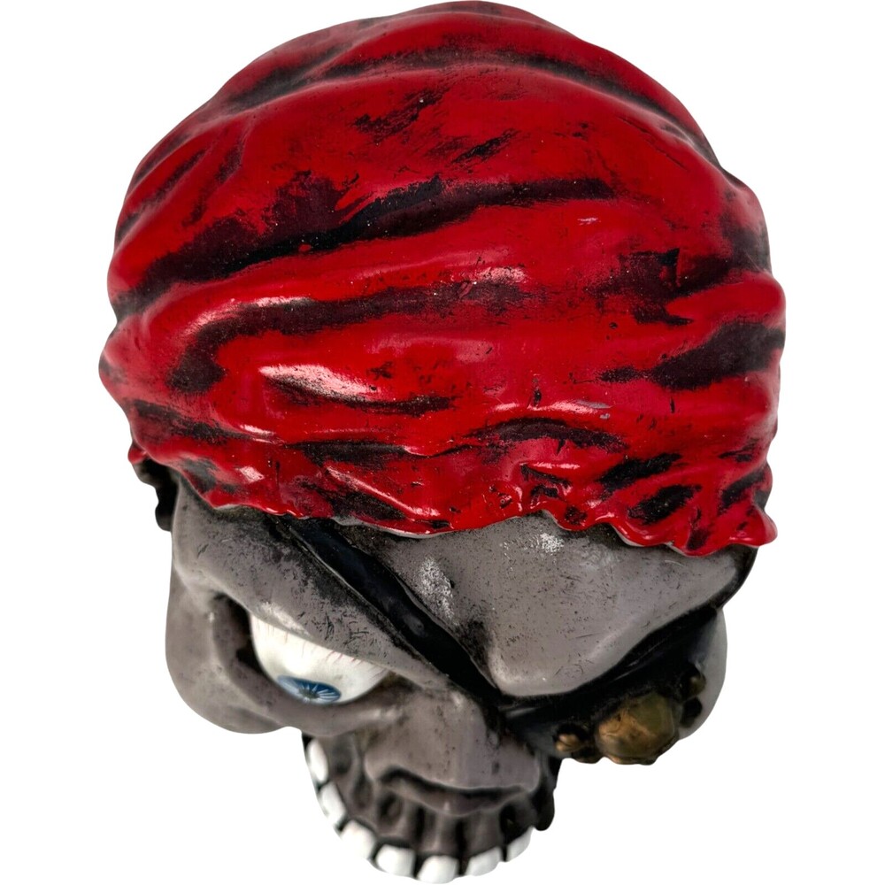 Halloween Skeleton Skull Eyepatch Eyeball Spooky Creepy Crazy Pirate Crossbones - Picture 6 of 10